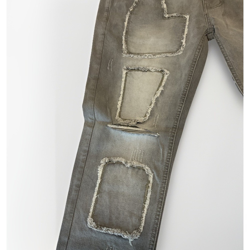 KDNK Men's Jeans Gray Skinny Comfort Stretch - 38 - Picture 2 of 6